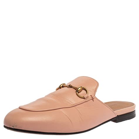 gucci leather princetown horsebit mules|mules princetown Gucci occasion.